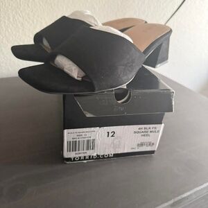 Torrid Black Casual Mules with Knot Detail